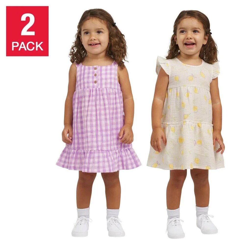 Koala Baby Girls Size 24 Months 2 Pack Dress Sundresses & Diaper Covers NWT